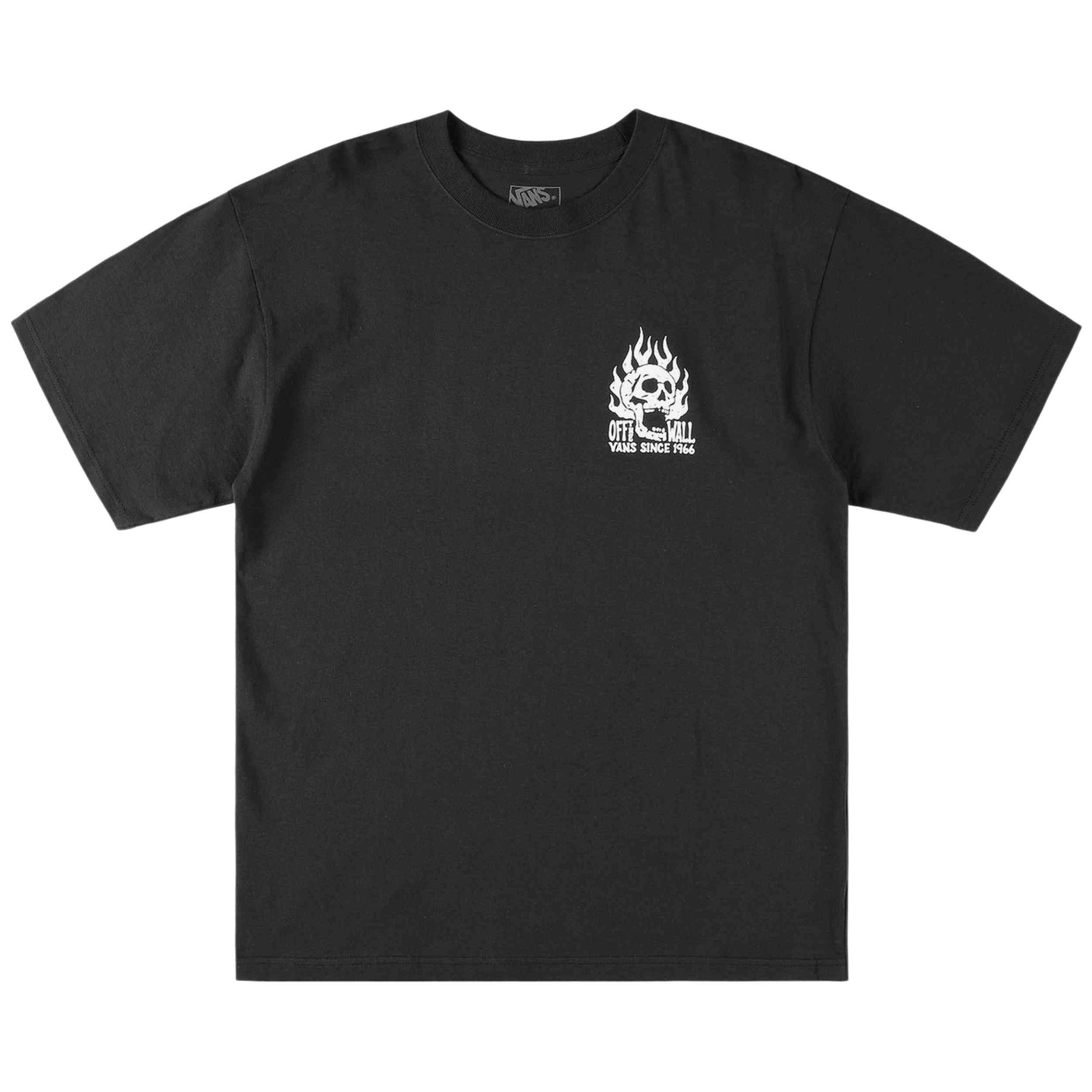 T-shirt Vans modèle Off The Wall Fever SS Tee Black pour homme 2/4