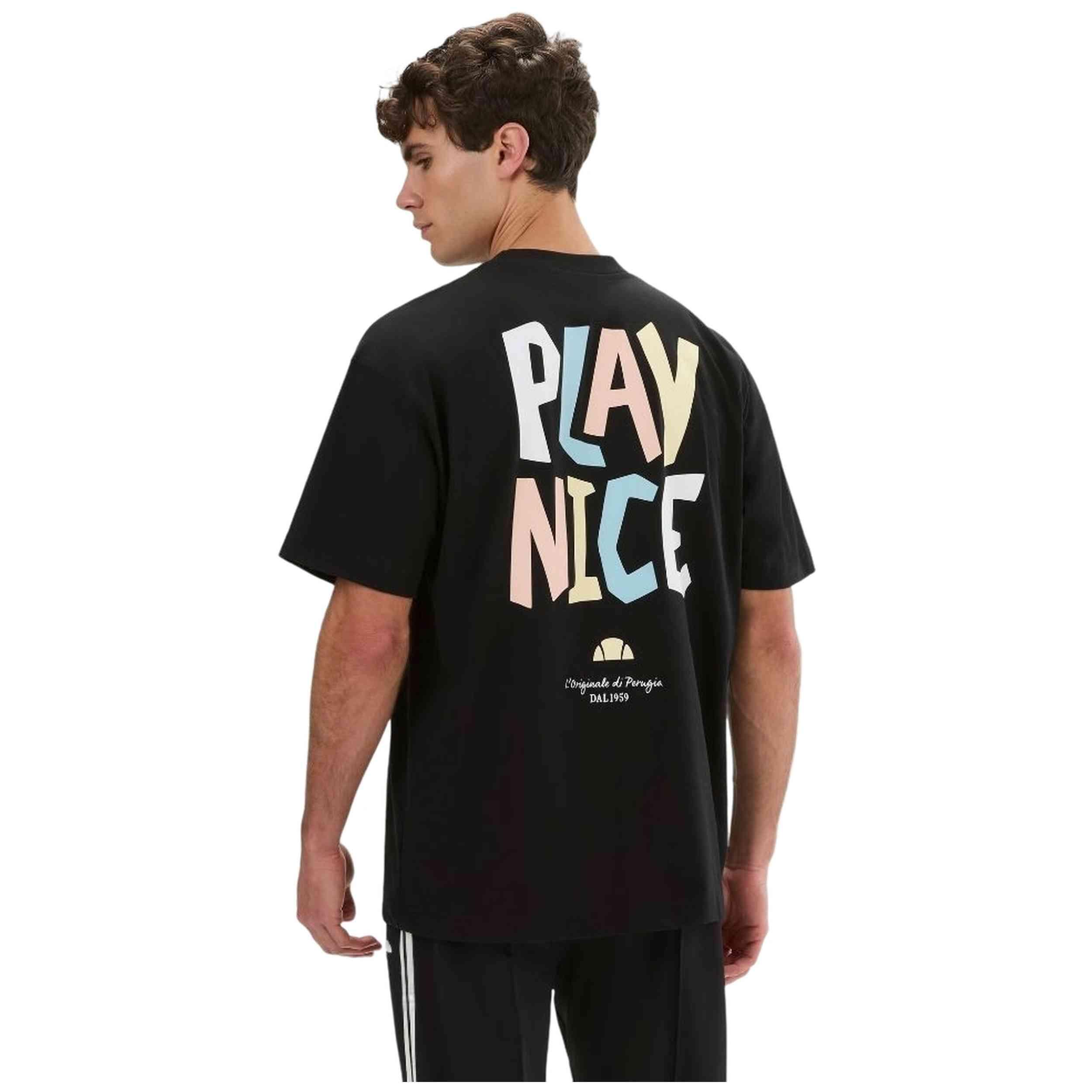 T-shirt met korte mouwen Ellesse model Play Nice Tee voor unisex 4/5