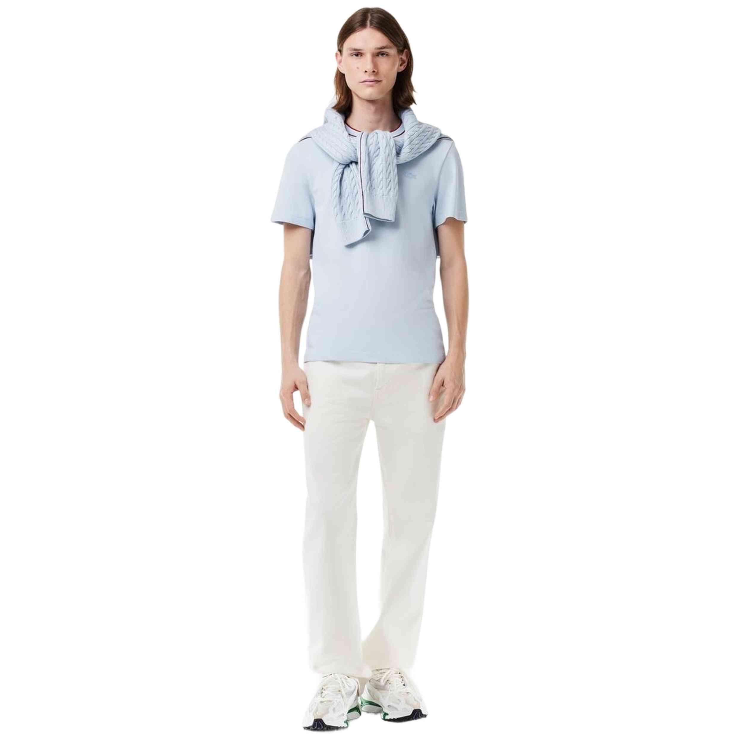 T-shirt met korte mouwen Lacoste model TH8174 00 J2G-XS voor mannen 4/5