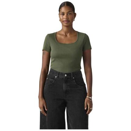 T-shirt Levi's modèle ESSENTIAL SQRD NECK TEE GARMEN pour femmes