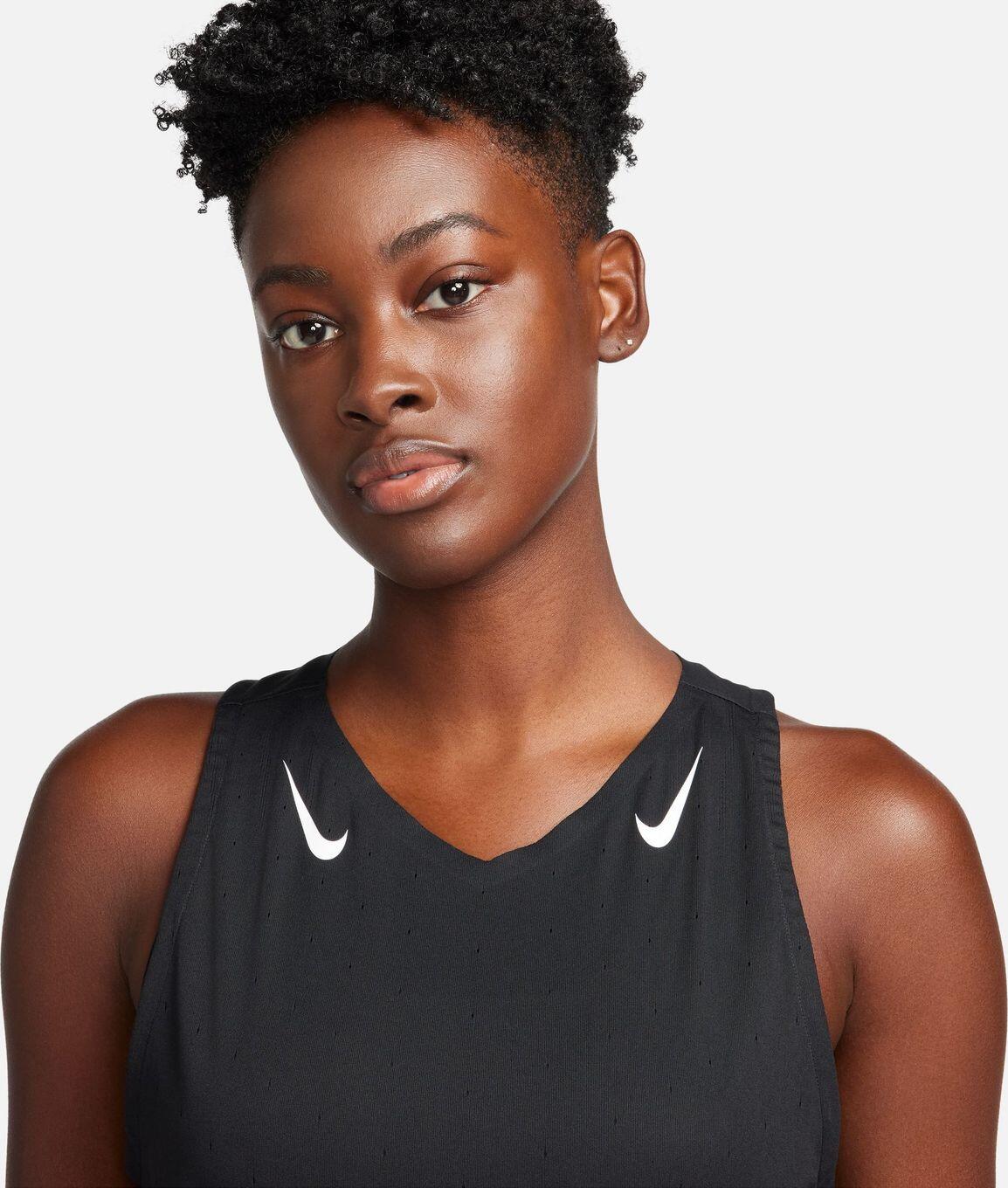 Nike AeroSwift Tanktop Schwarz Damen 3/5