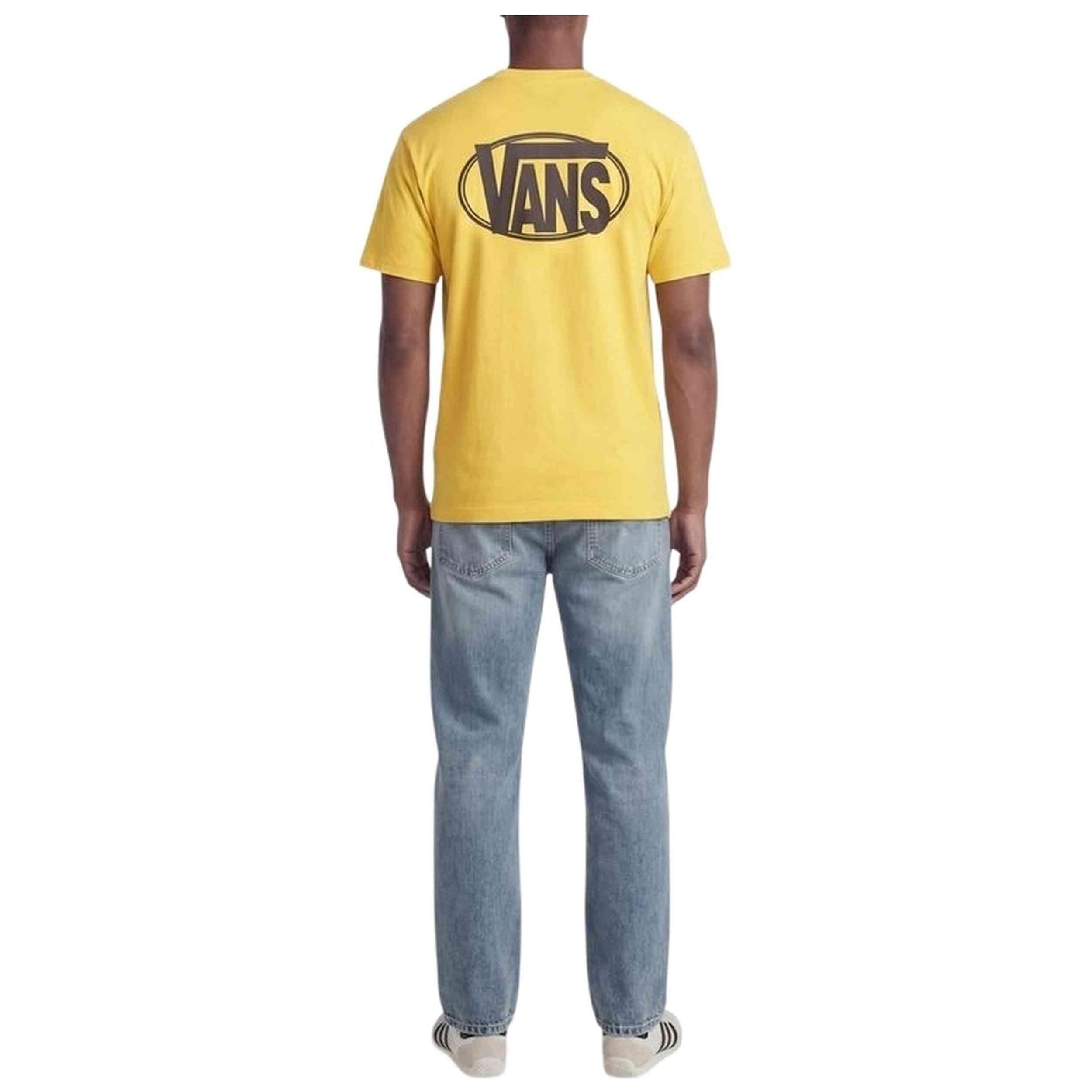 Maglia a maniche corte Vans modello OVAL LOGO LOOSE TEE per uomini 2/4