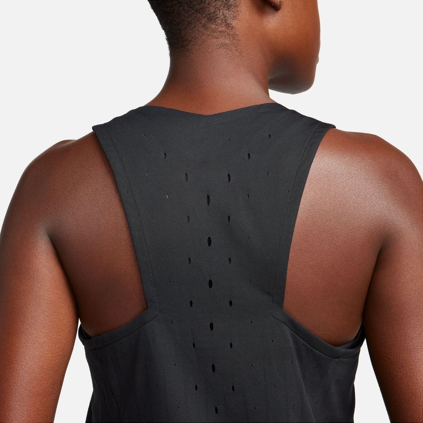 Nike AeroSwift Tanktop Schwarz Damen 5/5