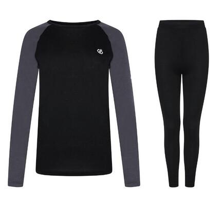 Ensemble Thermique EXCHANGE Femme (Noir / Blanc)