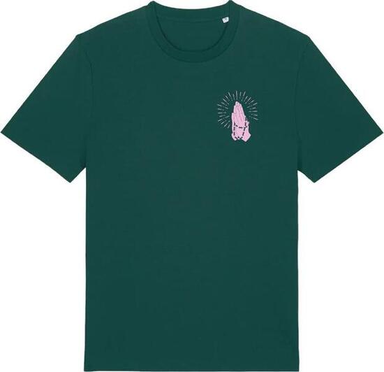 Çois Unisex T-Shirt - Cycling is Religion - Green