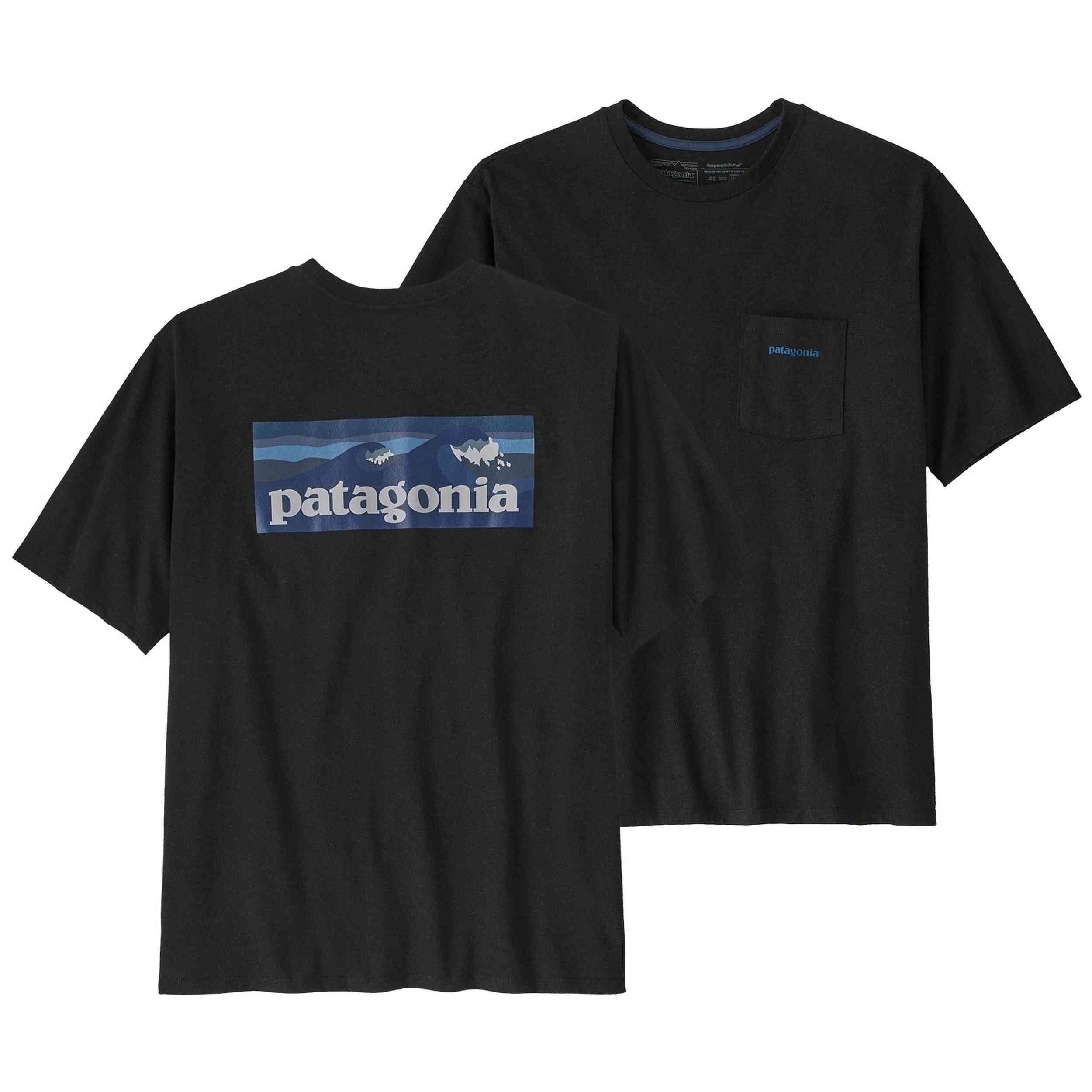 T-shirt Patagonia modèle Boardshort Logo Pocket Responsibili-Tee pour homme 4/5