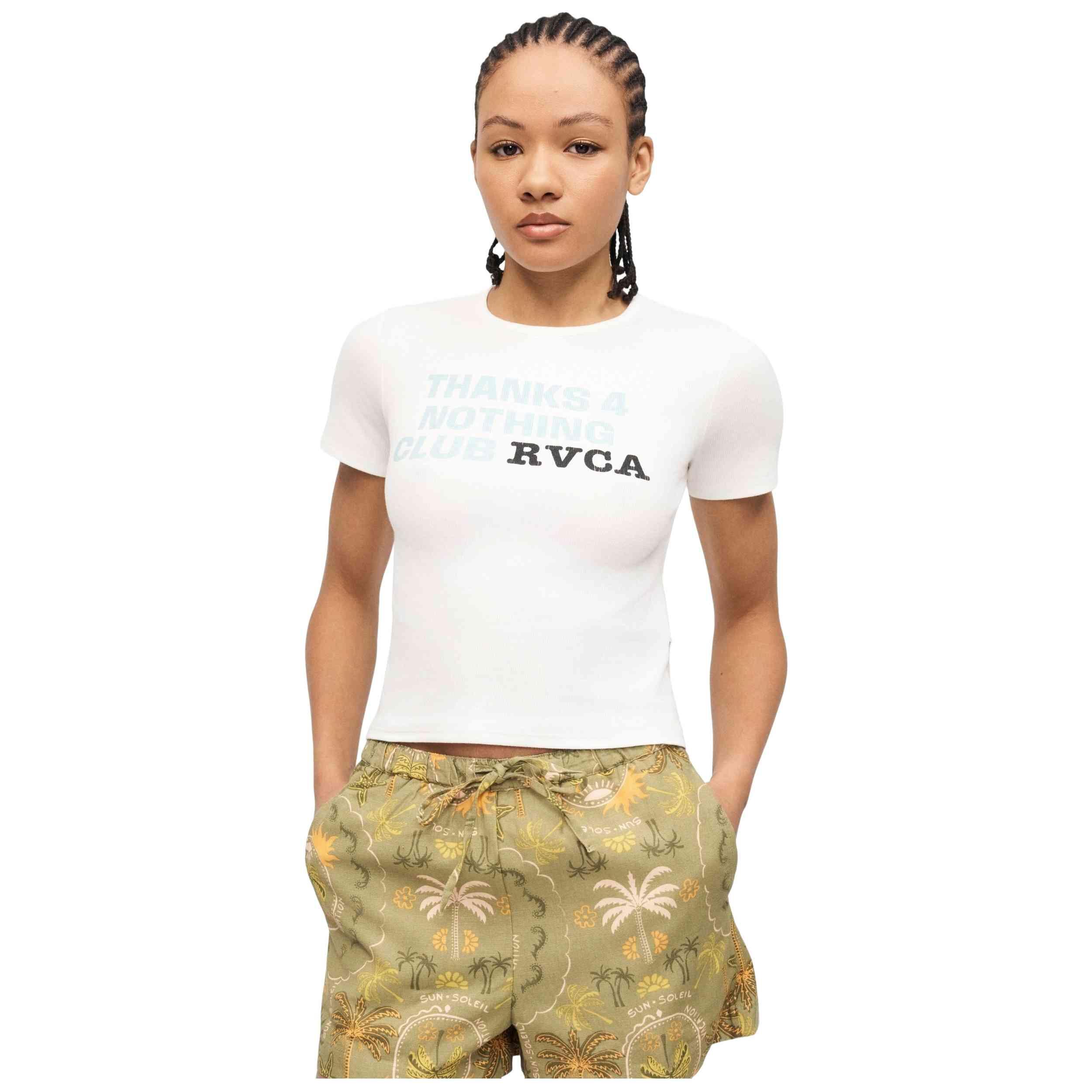 T-shirt Rvca modèle Club RVCA Rib pour femmes 5/5