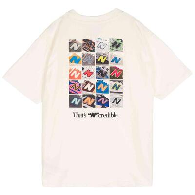 T-shirt met korte mouwen new balance model mt6161tq_sst voor mannen
