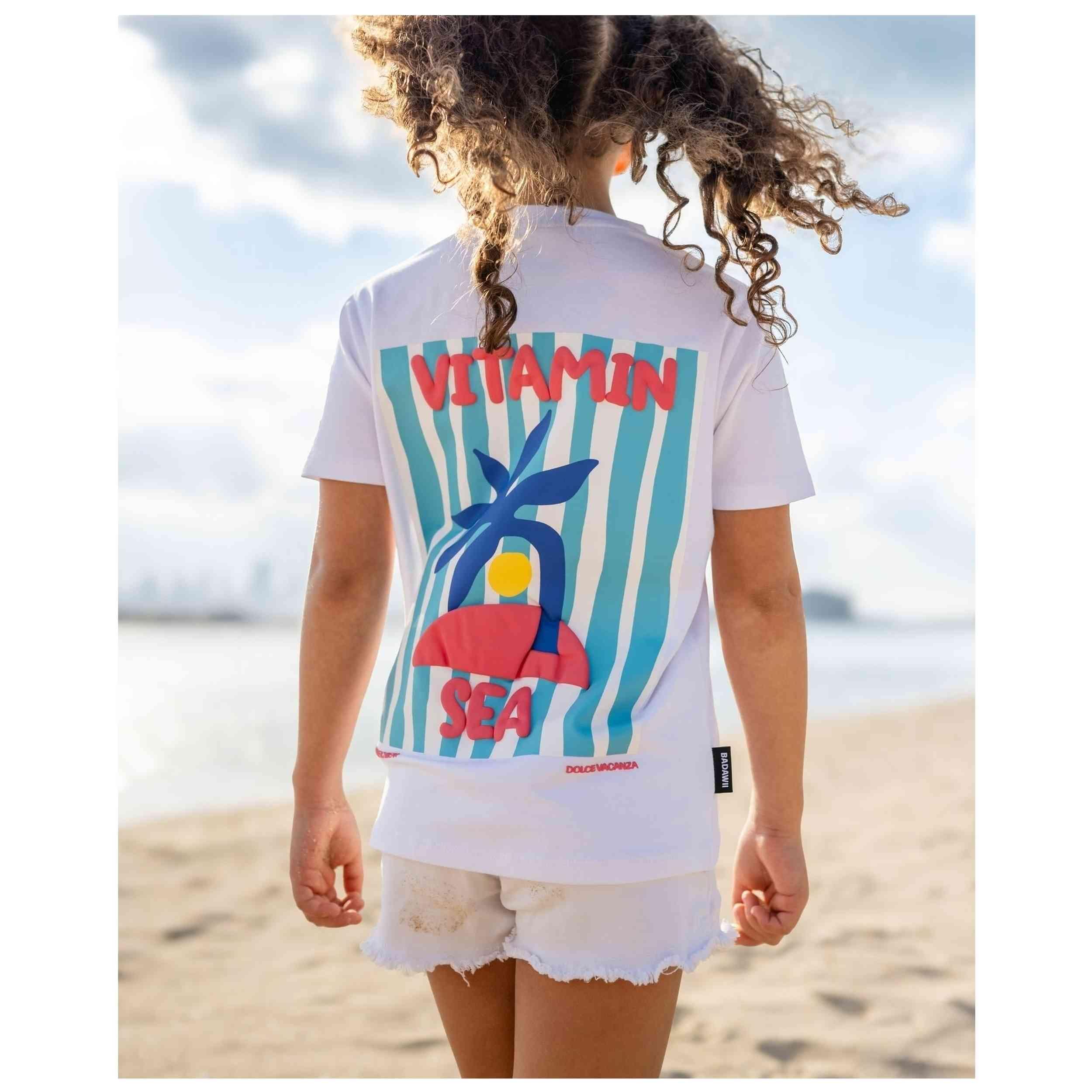 T-shirt Badawii modelo Camiseta Kids Algodón Diseño Vitamin Sea para crianças 2/4