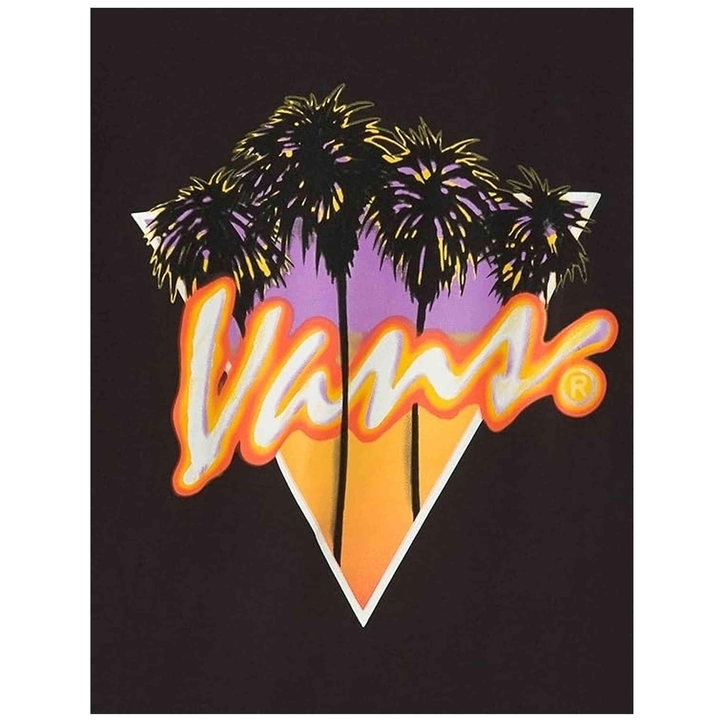 T-shirt Vans modèle Palm Drive SS Black pour unisexe 3/3