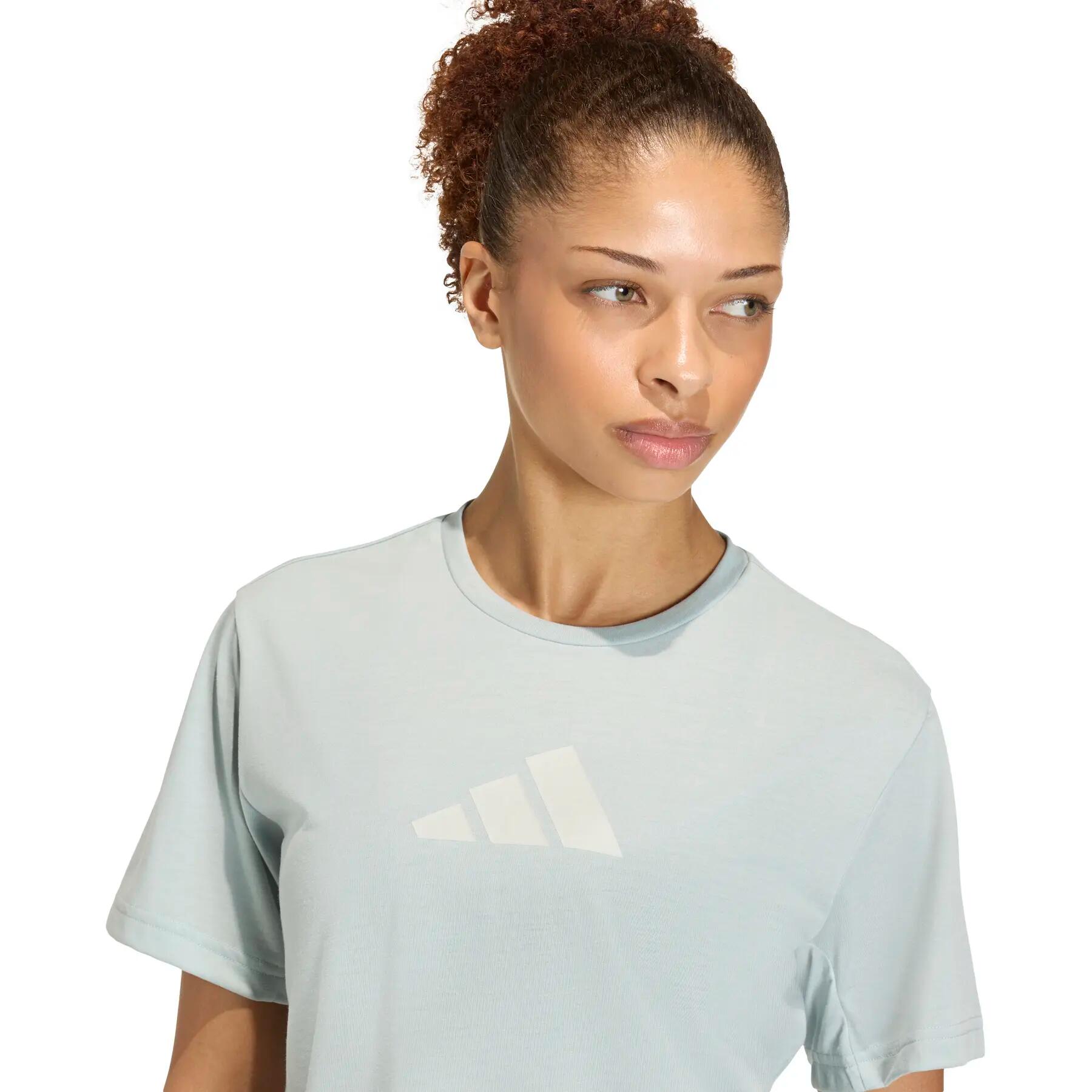 T-shirt met korte mouwen Adidas model WE BL TEE voor vrouwen 5/6