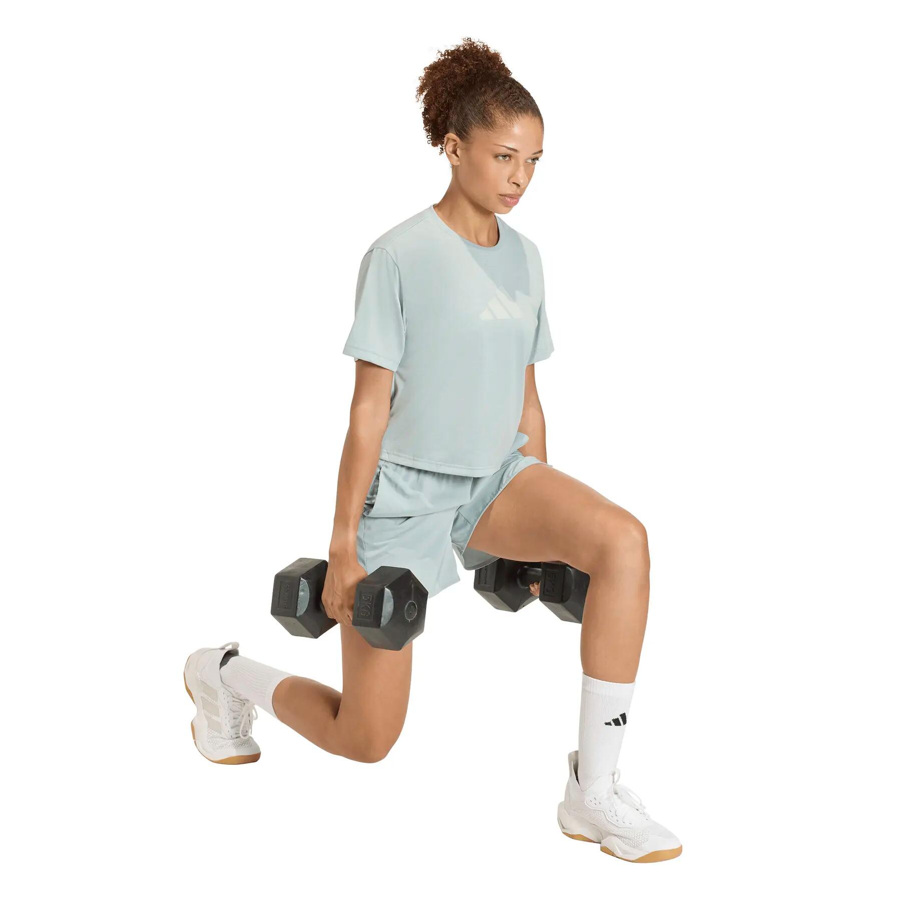 T-shirt met korte mouwen Adidas model WE BL TEE voor vrouwen 4/6
