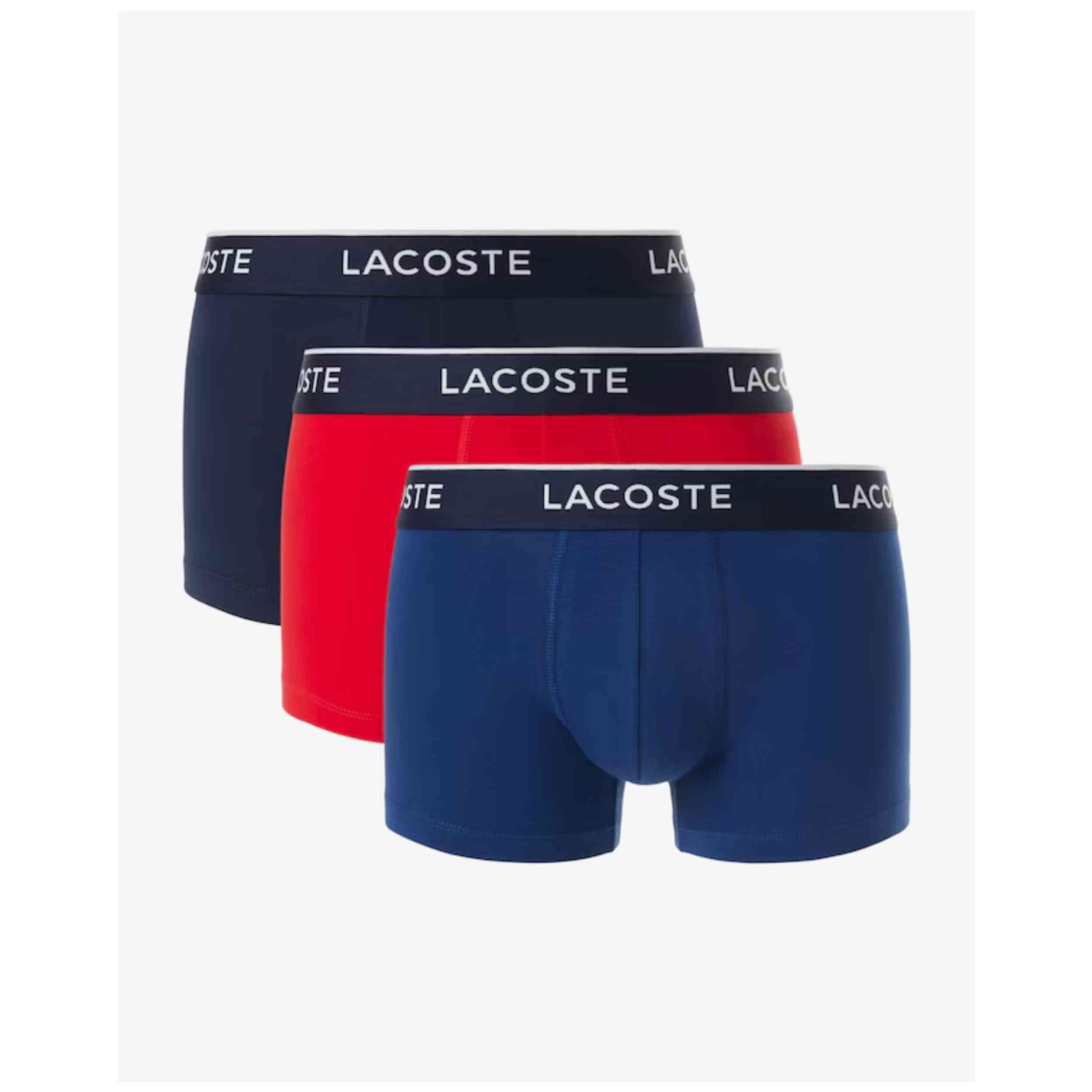 Confezione di boxer Lacoste modello 5H1300W6400 per uomini 3/5