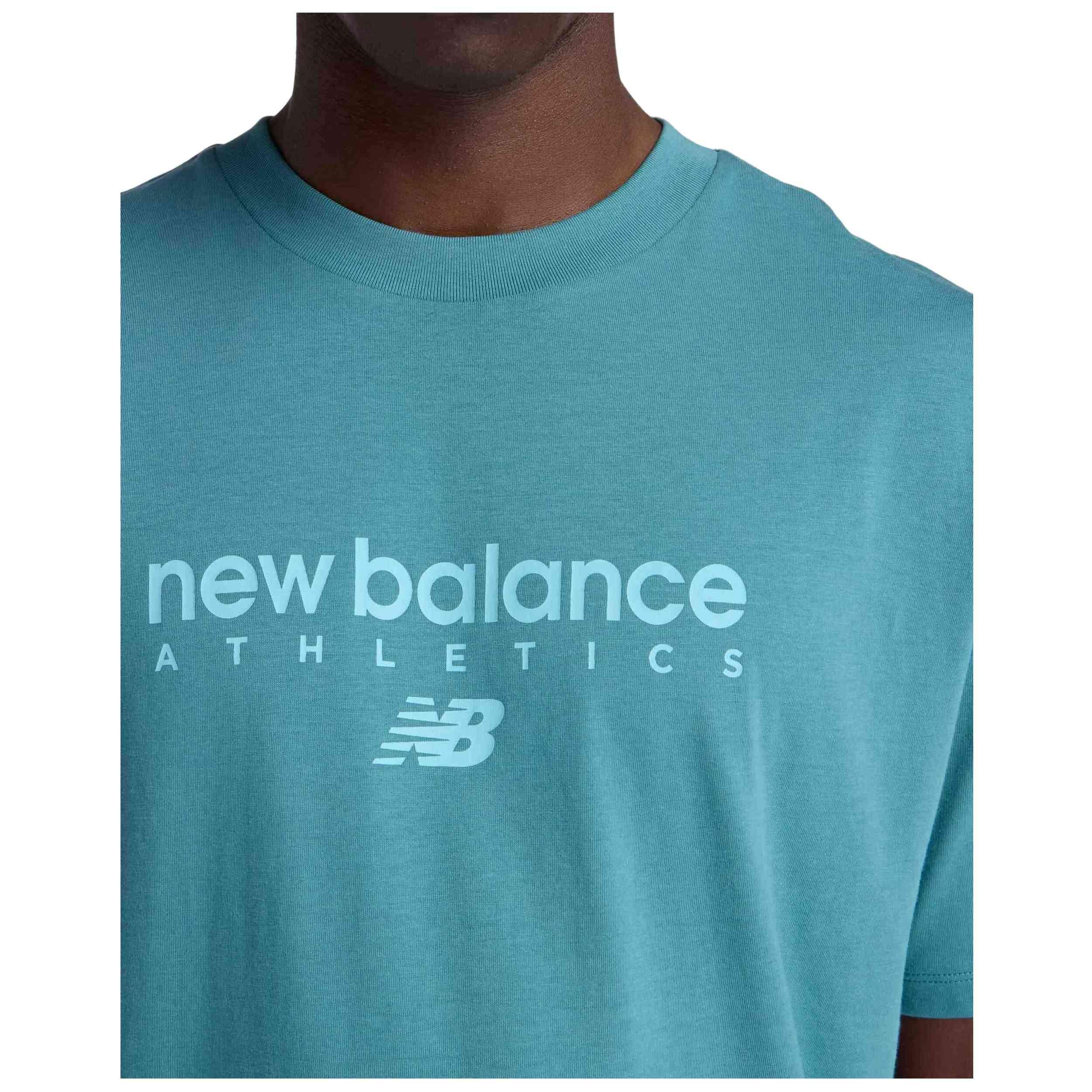 T-shirt met korte mouwen New balance model MT61D0U5_AAZ voor mannen 3/5