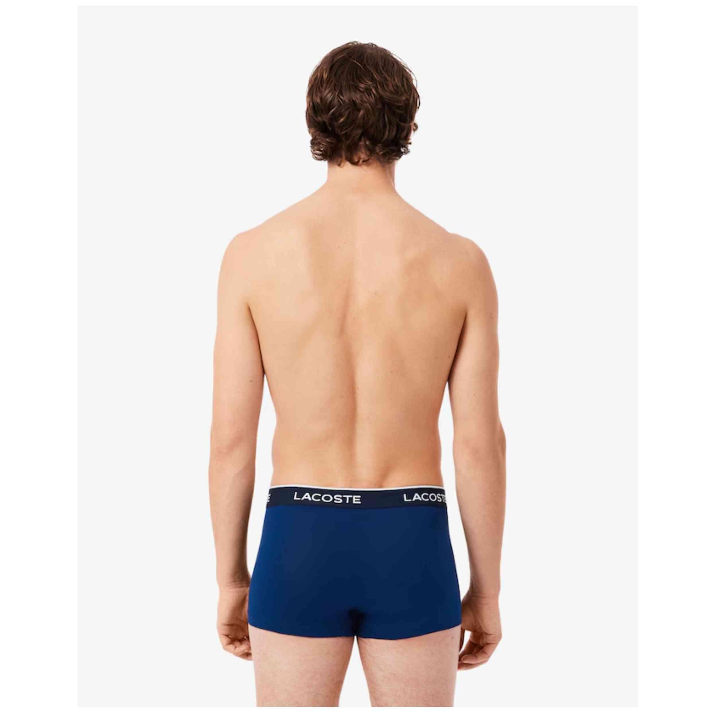 Confezione di boxer Lacoste modello 5H1300W6400 per uomini 2/5