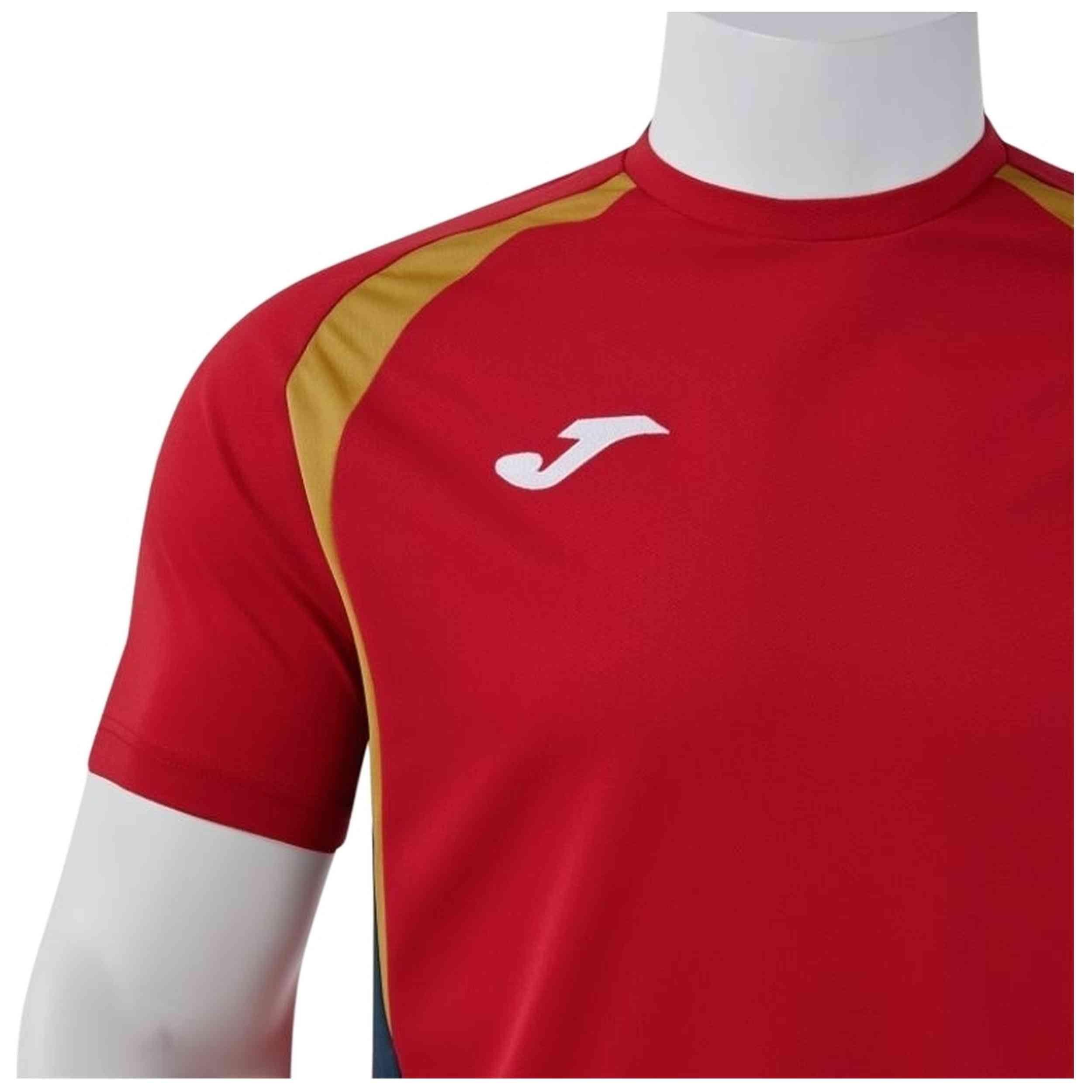 T-shirt Joma modelo CAMISETA MANGA CORTA CHAMPIONSHIP 20 N para crianças unissex 4/4
