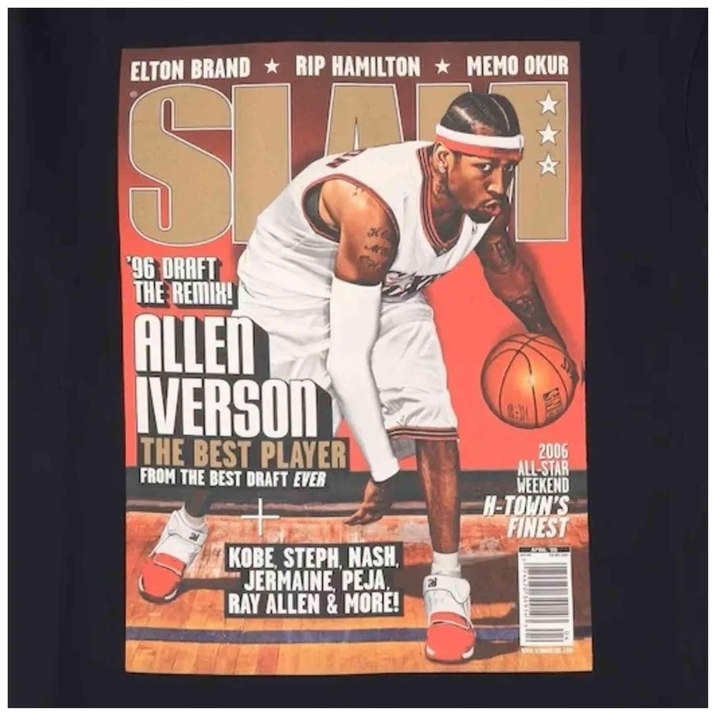 T-shirt Mitchell & ness modèle BMTRINTL1752-P76BLCKAI pour homme 3/3