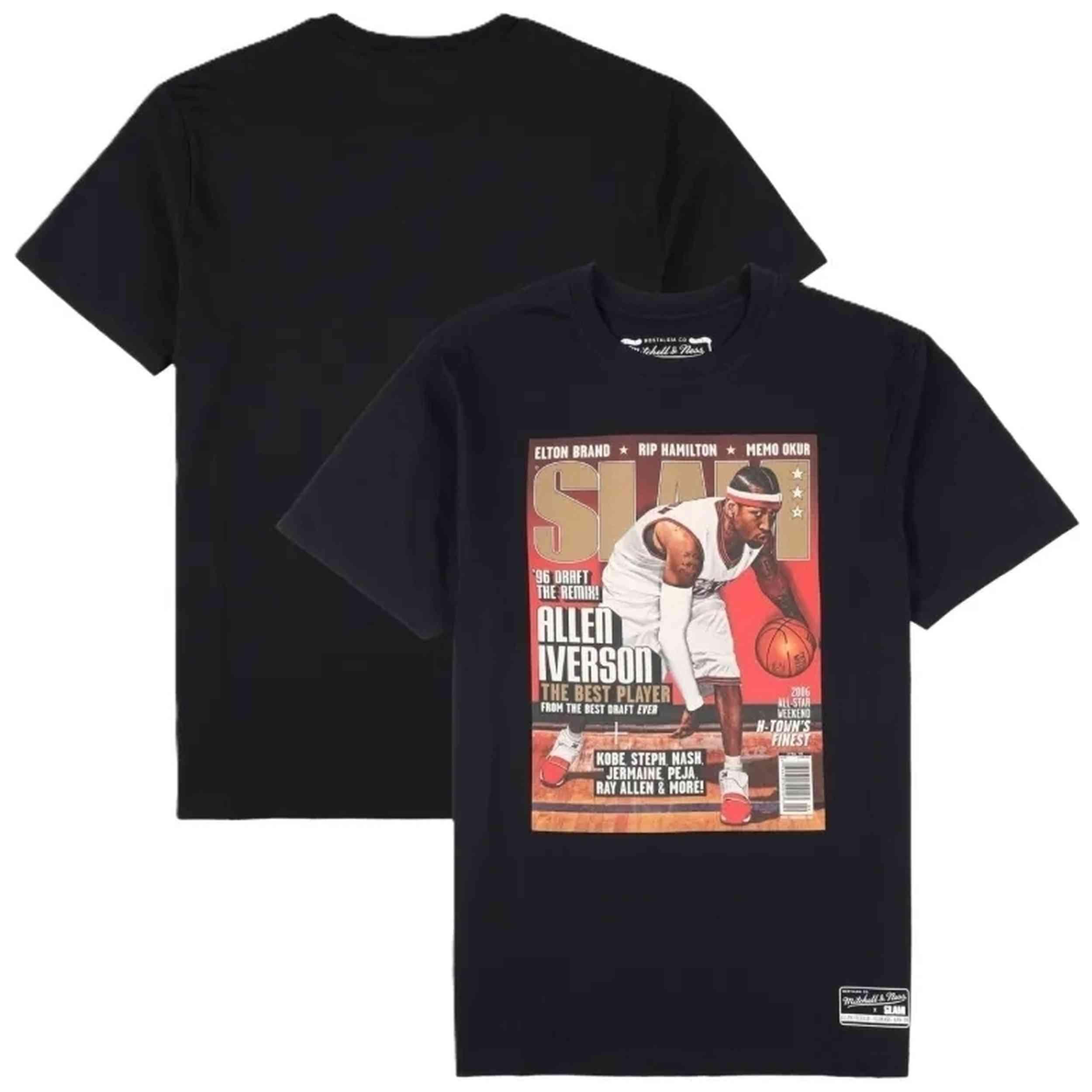 T-shirt Mitchell & ness modèle BMTRINTL1752-P76BLCKAI pour homme 2/3
