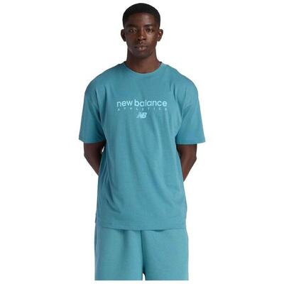 T-shirt met korte mouwen new balance model mt61d0u5_aaz voor mannen