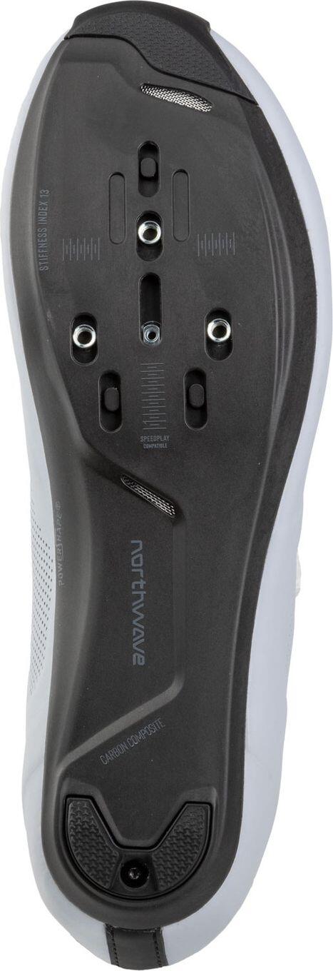 Chaussures Route Northwave Revolution Gris/Blanc 3/3