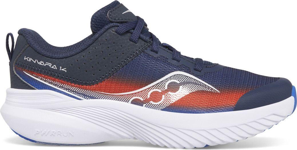 Ténis de corrida para criança Saucony Kinvara 14 LTT Azul Vermelho 3/5