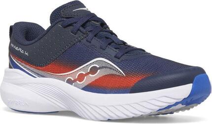 Chaussures Running Saucony Kinvara 14 LTT Bleu/Rouge Enfant