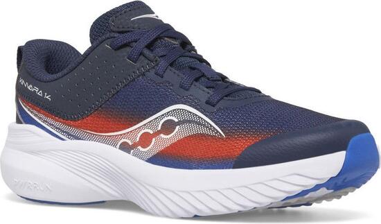 Chaussures Running Saucony Kinvara 14 LTT Bleu/Rouge Enfant