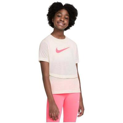 T-shirt met korte mouwen nike model da1096-113 voor meisjes