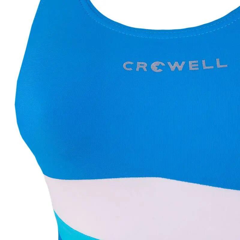 Maillot De Bain 1 Pièce KATIE Femme (Blanc / Bleu) 3/3