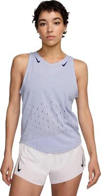 Dames nike dri-fit adv aeroswift grijsblauwe tank