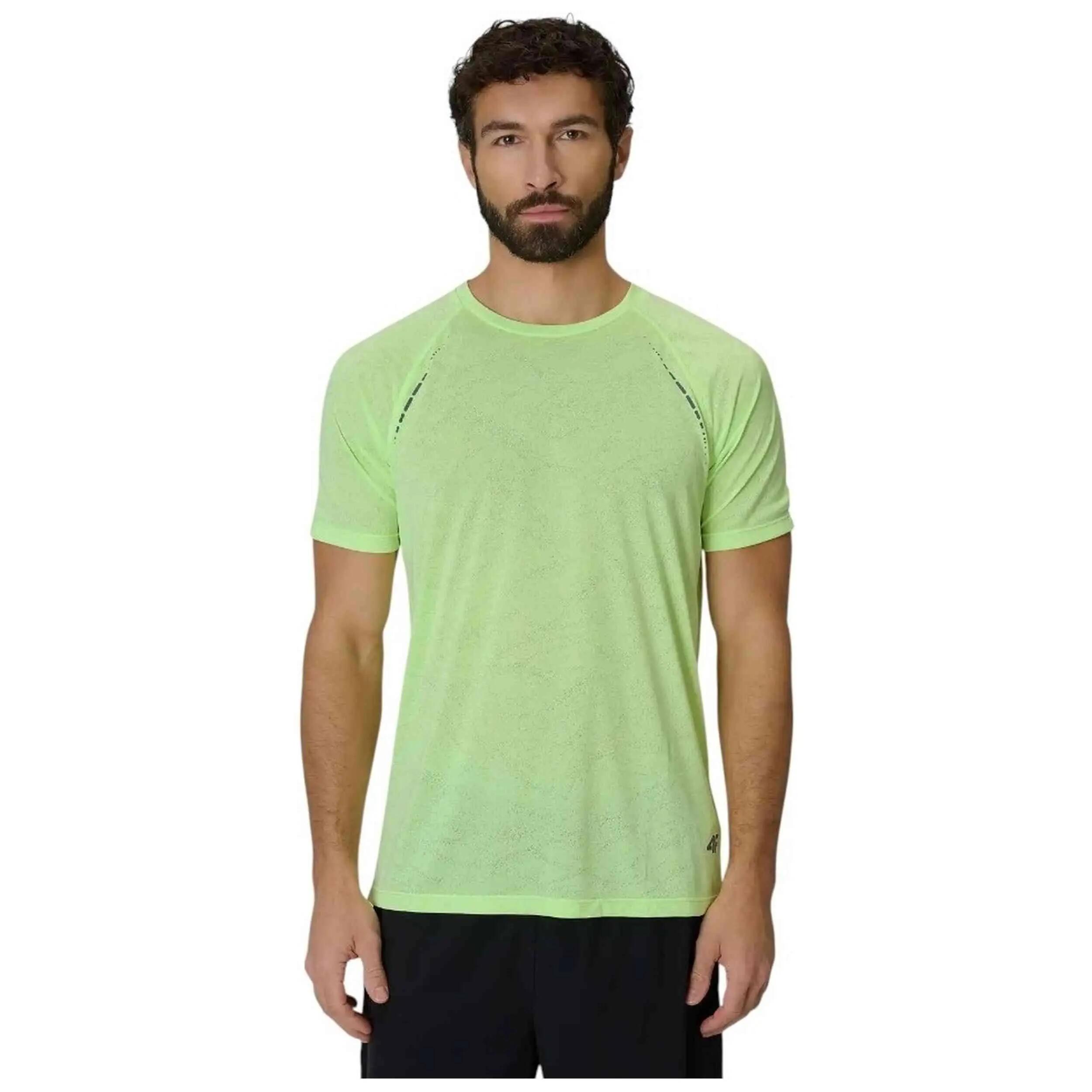 Camiseta de manga corta 4F modelo WSS26TFTSM1800-41S para hombre 1/4