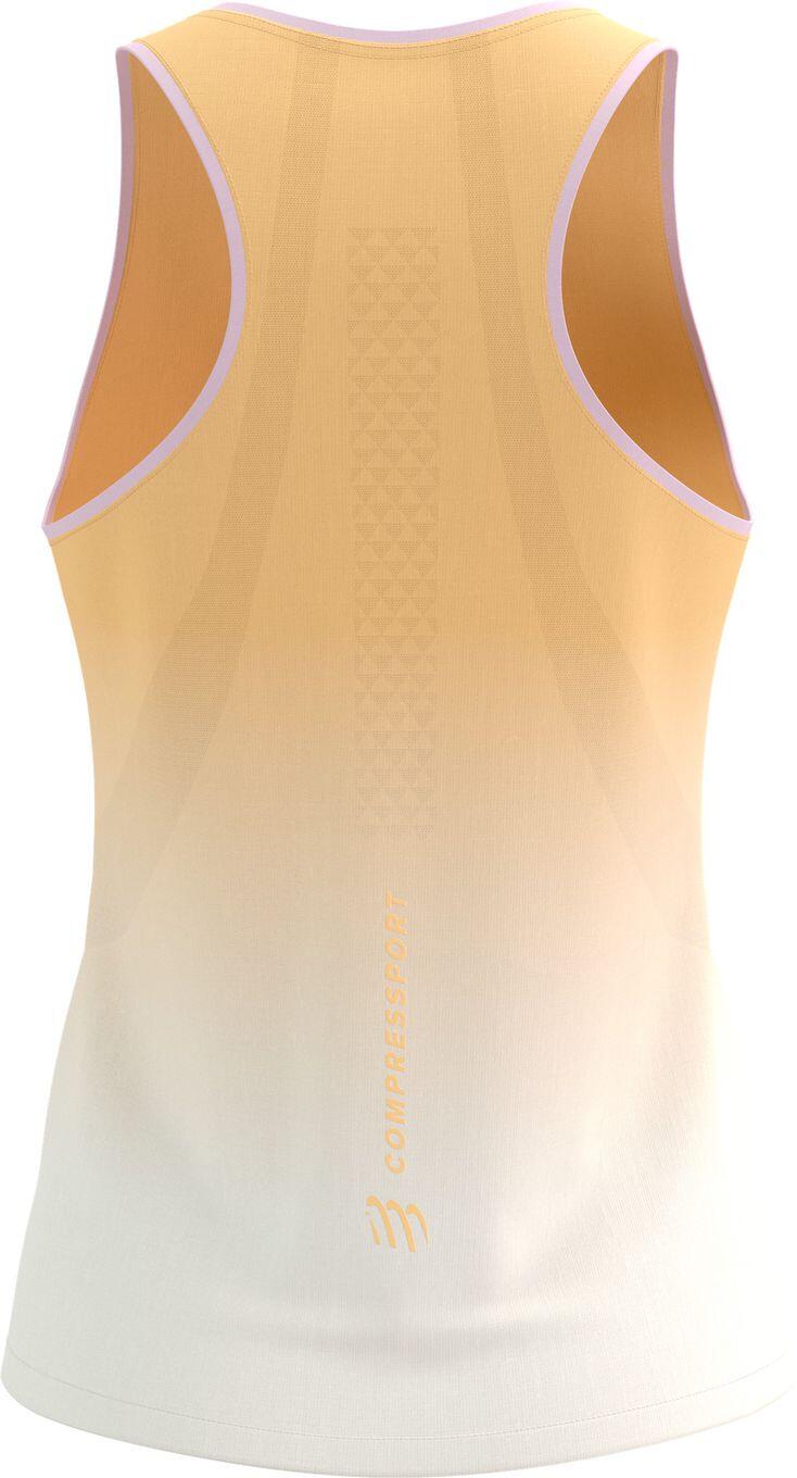 Compressport Performance Orange Damen Tank Top 2/3