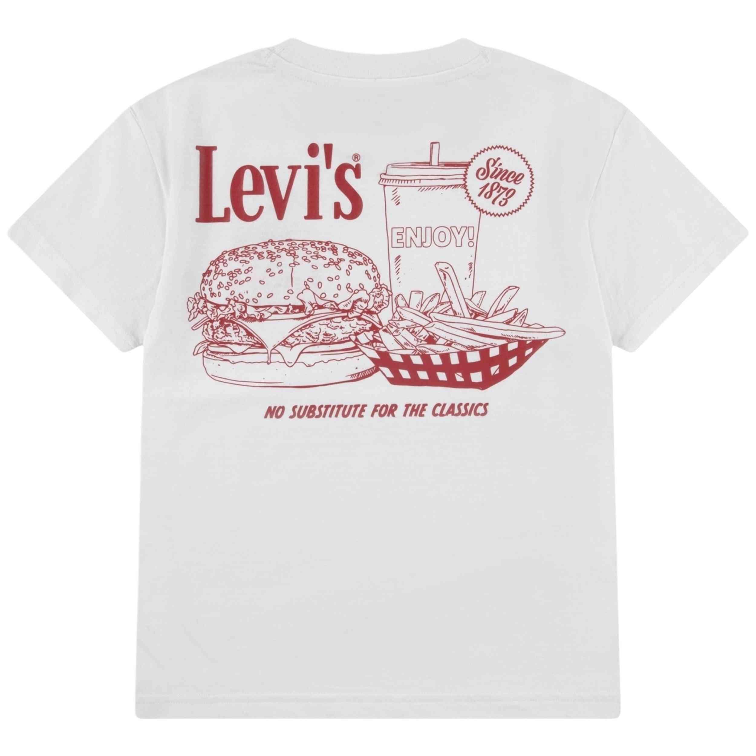 T-shirt Levi's modelo Burger Meal Tee para unissex 2/3