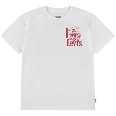 T-shirt met korte mouwen levi's model burger meal tee voor unisex