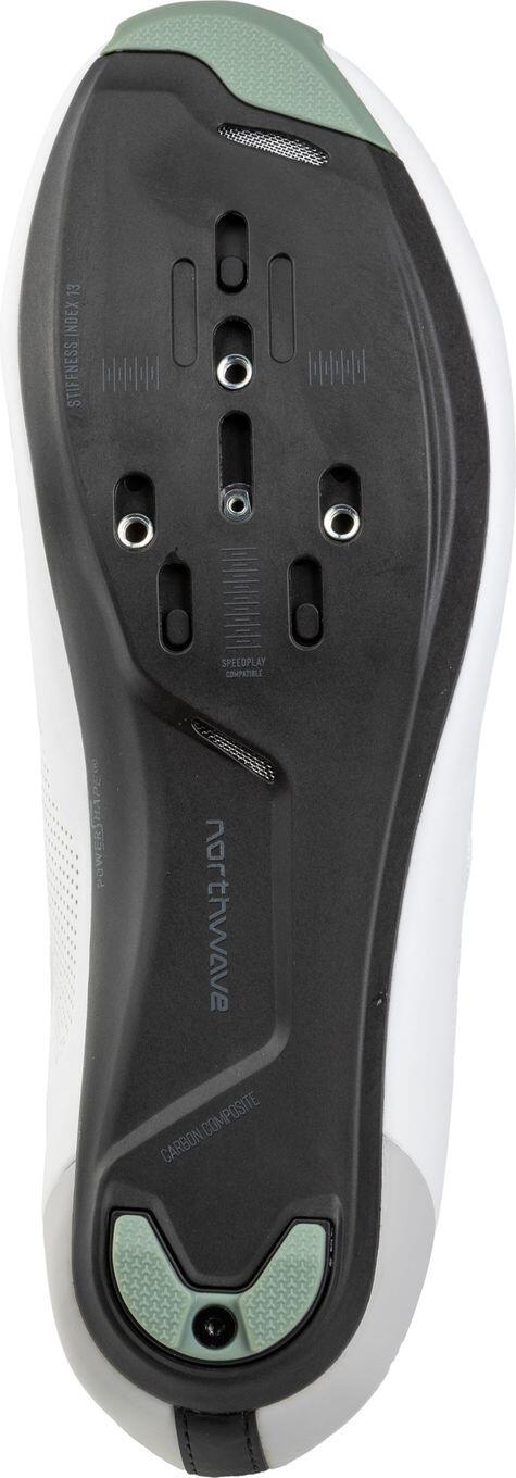 Chaussures Route Northwave Revolution Blanc/Gris 3/3