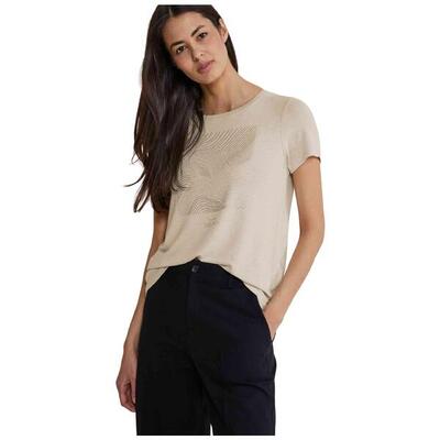 T-shirt met korte mouwen street one model 321170 feminine stone art voor vrouwen
