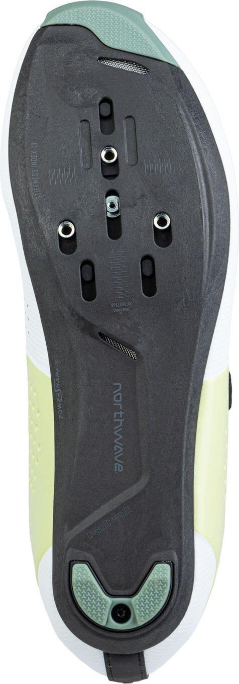 Northwave Storm Carbon Straßenschuhe Weiß/Grün männlich 2/3