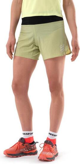 Women's Compressport Trail Racing Shorts Green