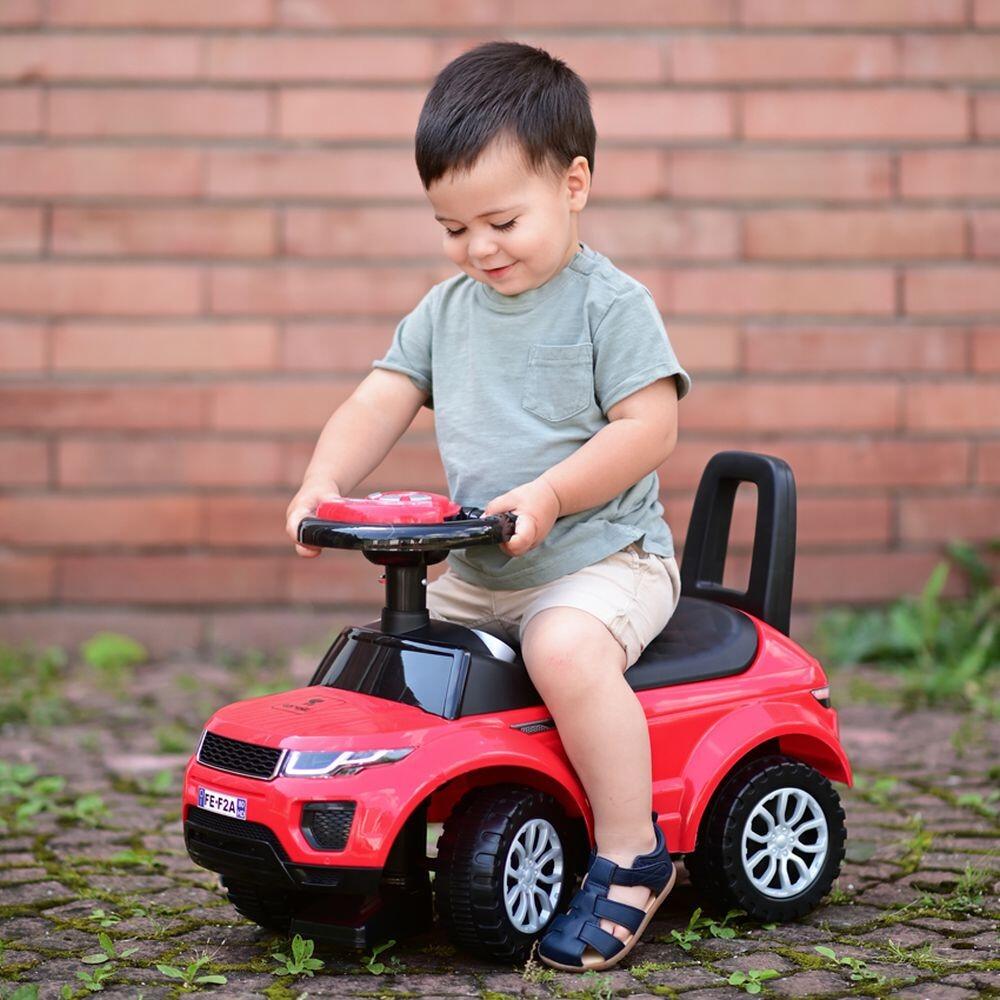 Infantil Paseo Correpasillos OFF ROAD luces sonido antivuelco Red 3/4