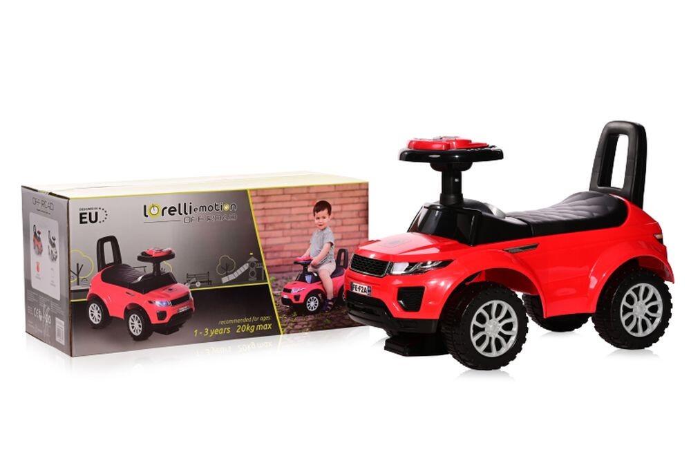 Infantil Paseo Correpasillos OFF ROAD luces sonido antivuelco Red 2/4