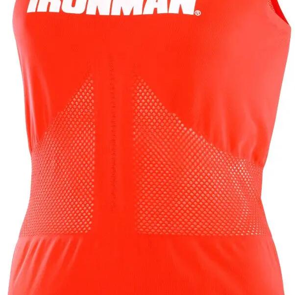 Compressport Women's IronMan Dazzle Tank Top Red
