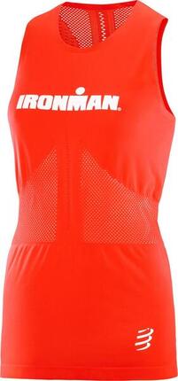 Débardeur Compressport Ironman Dazzle Rouge Femme