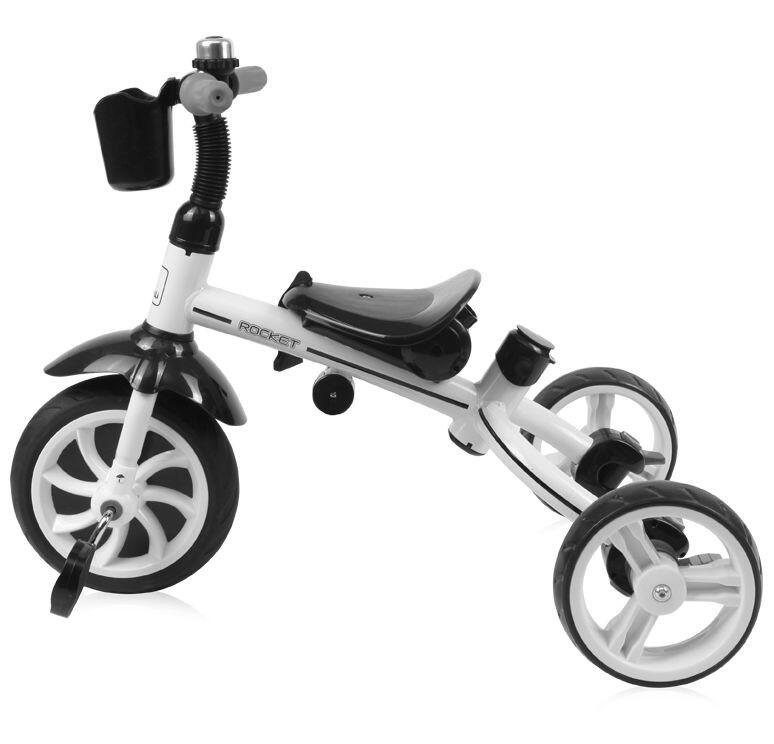 Infantil Paseo Triciclo 2 en 1 ROCKET control parental Black 5/5