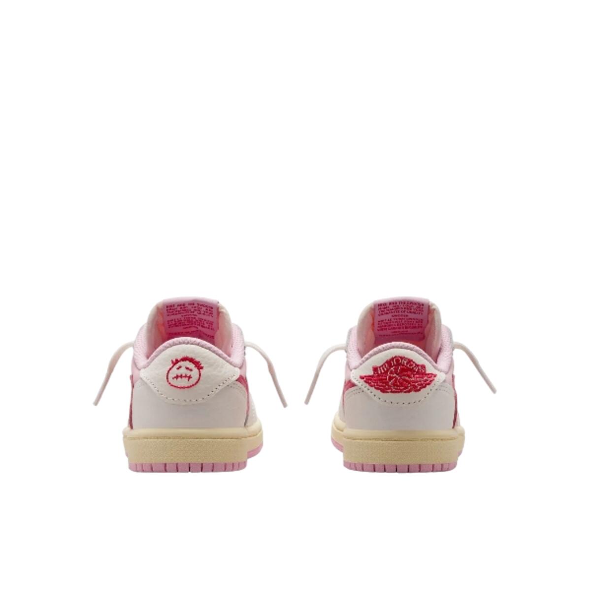 Chaussures  1 Retro Low OG SP Travis Scott Sail Tropical Pink Enfant 3/5