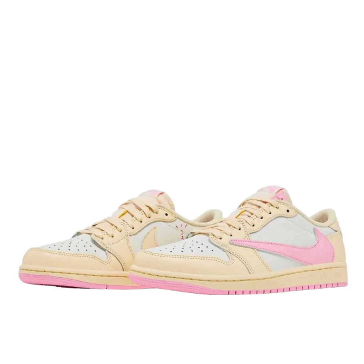 Chaussures  1 Retro Low OG SP Travis Scott Shy Pink 3/5
