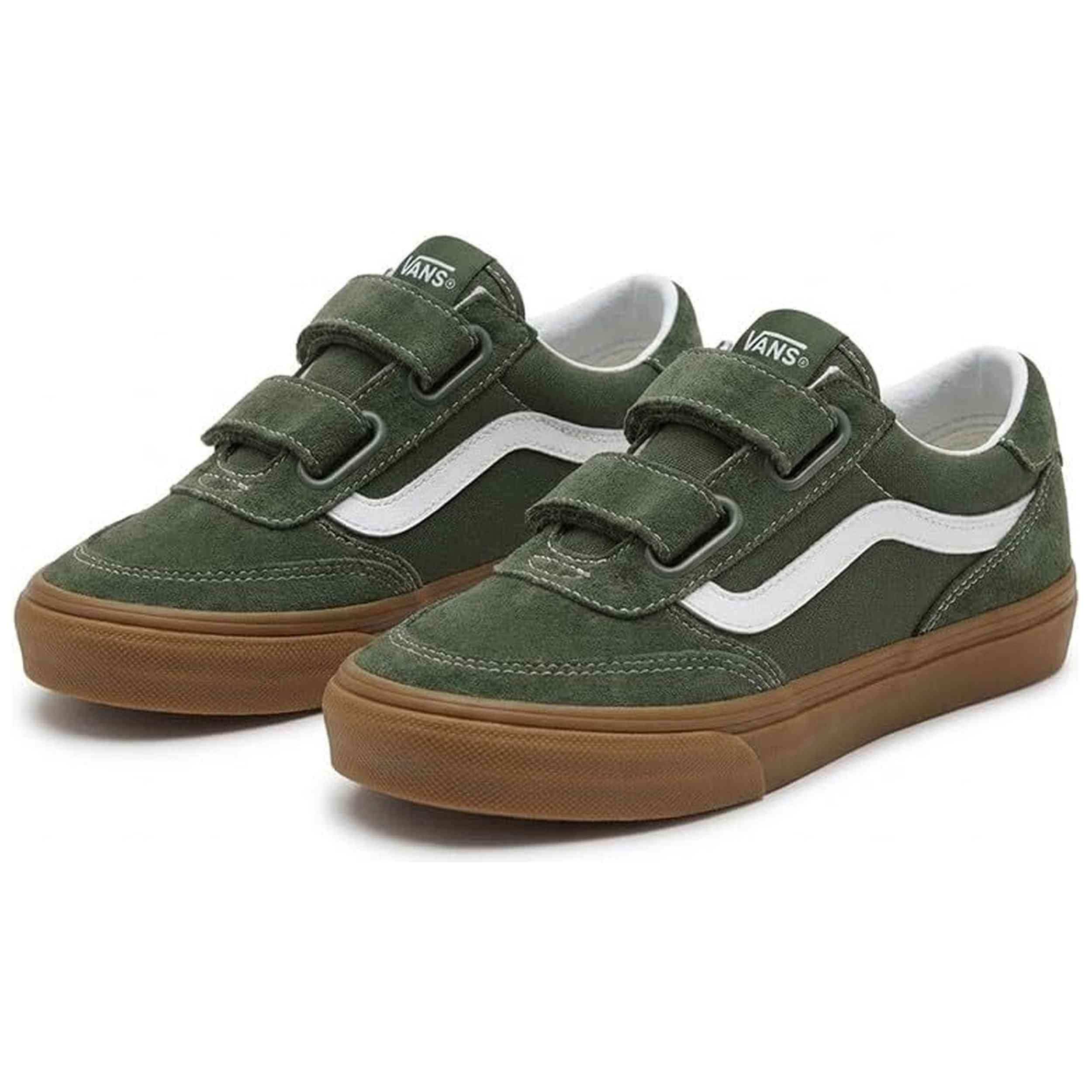 Baskets Vans modèle Brooklyn LS V GUM Pine Forest pour unisexe 2/5
