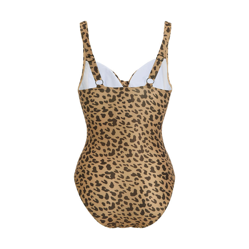 Costum De Baie One-Piece NATAȚIE Regatta Sakari Controlul Burtei Leopard Femei
