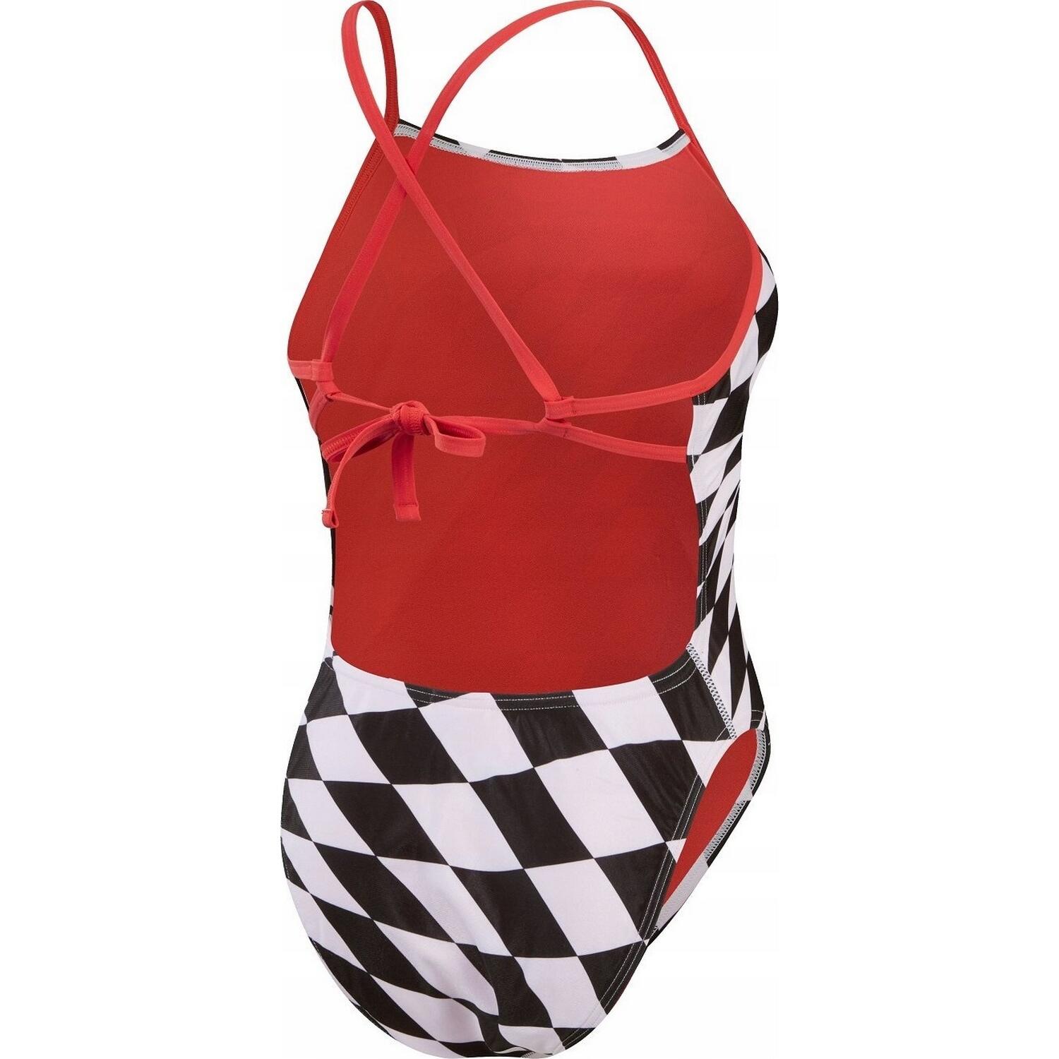 Maillot De Bain 1 Pièce Femme (Noir / Blanc) 2/3