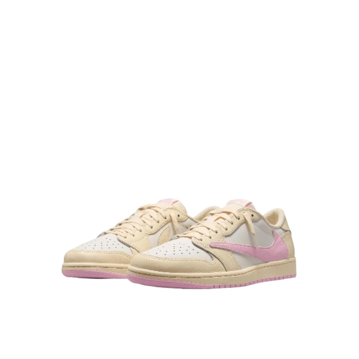 Scarpe  1 Retro Low OG SP Travis Scott Shy Pink Enfant 2/5