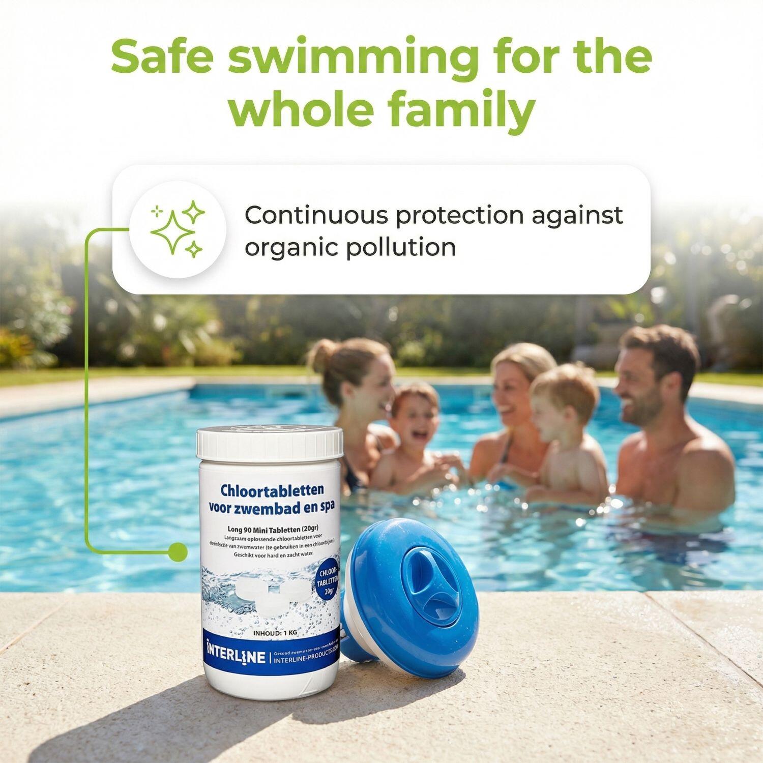 Kit d'entretien pour piscine – Entretien de piscine – 4 pièces - CB112 4/5